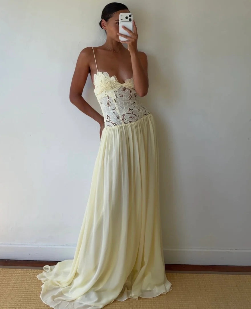 Hansen and Gretel - Stephanie Maxi (Butter Yellow)