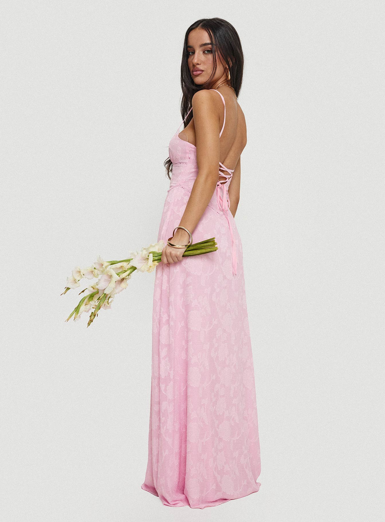 Princess Polly - South of France Maxi (Pink)