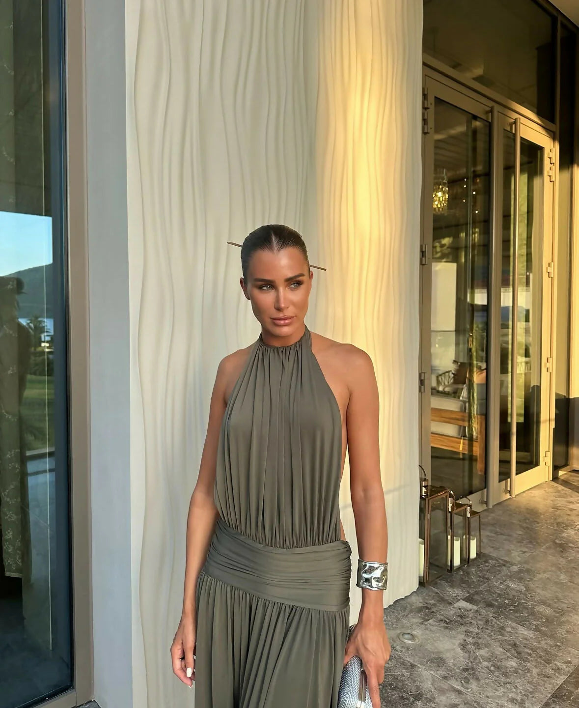 Arcina Ori - Santina Dress (Khaki)