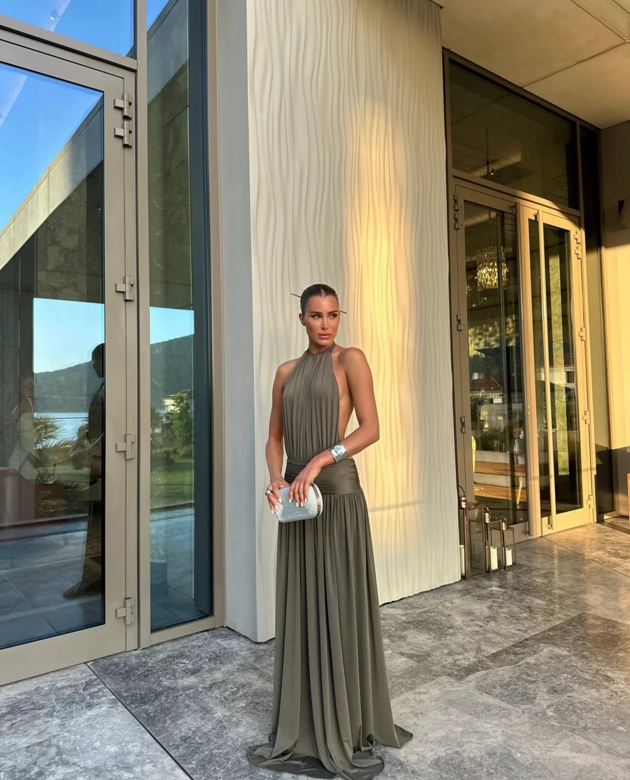 Arcina Ori - Santina Dress (Khaki)