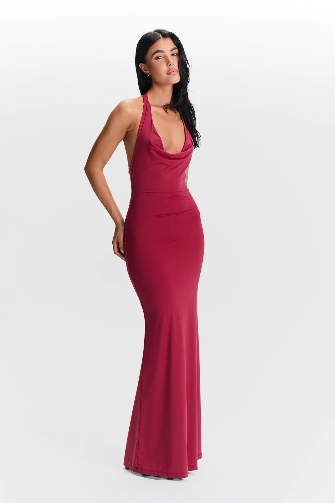 Harper Dress – Cherry Red (Sasha Therese)