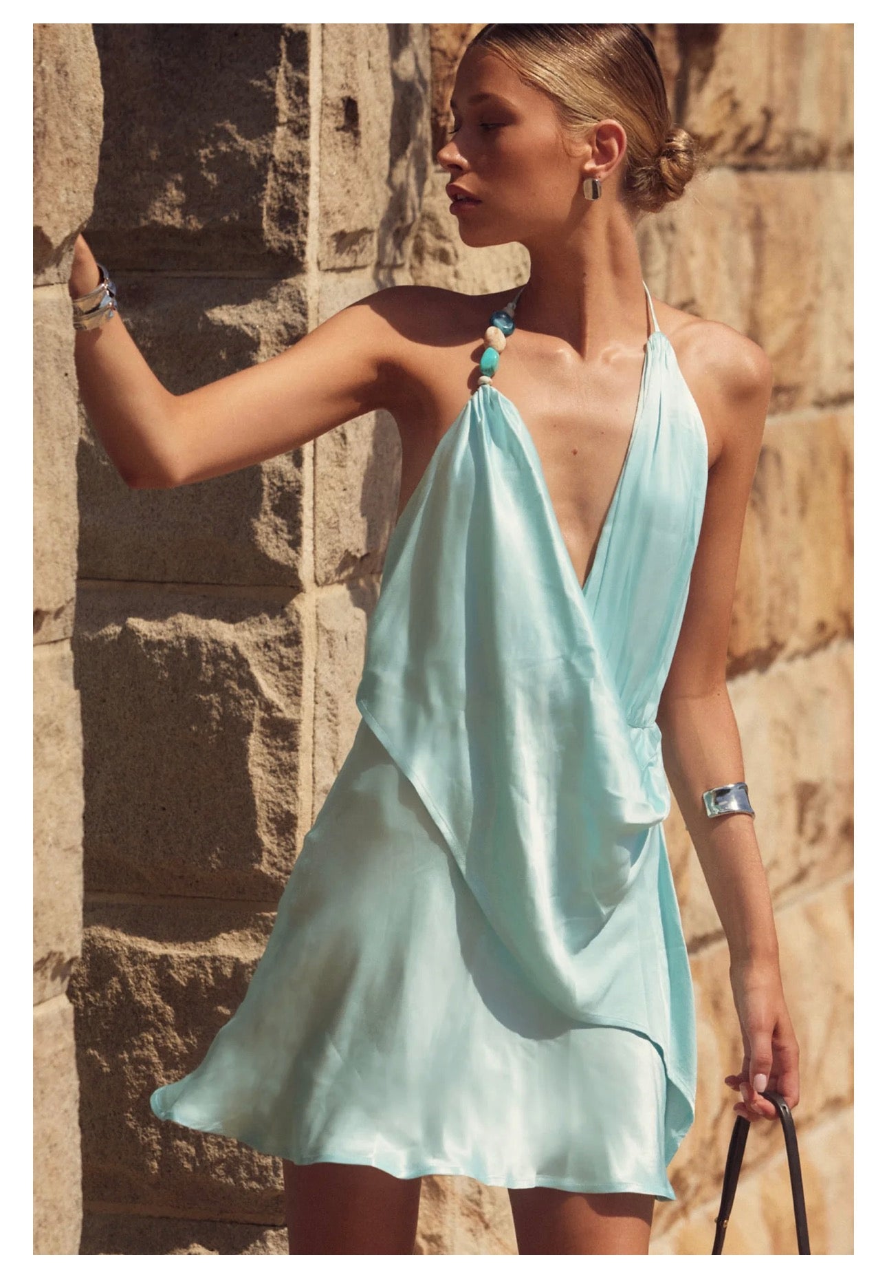 SNDYS – Rosita Mini Dress (Blue)