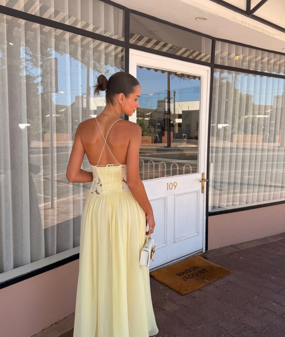 Hansen and Gretel - Stephanie Maxi (Butter Yellow)