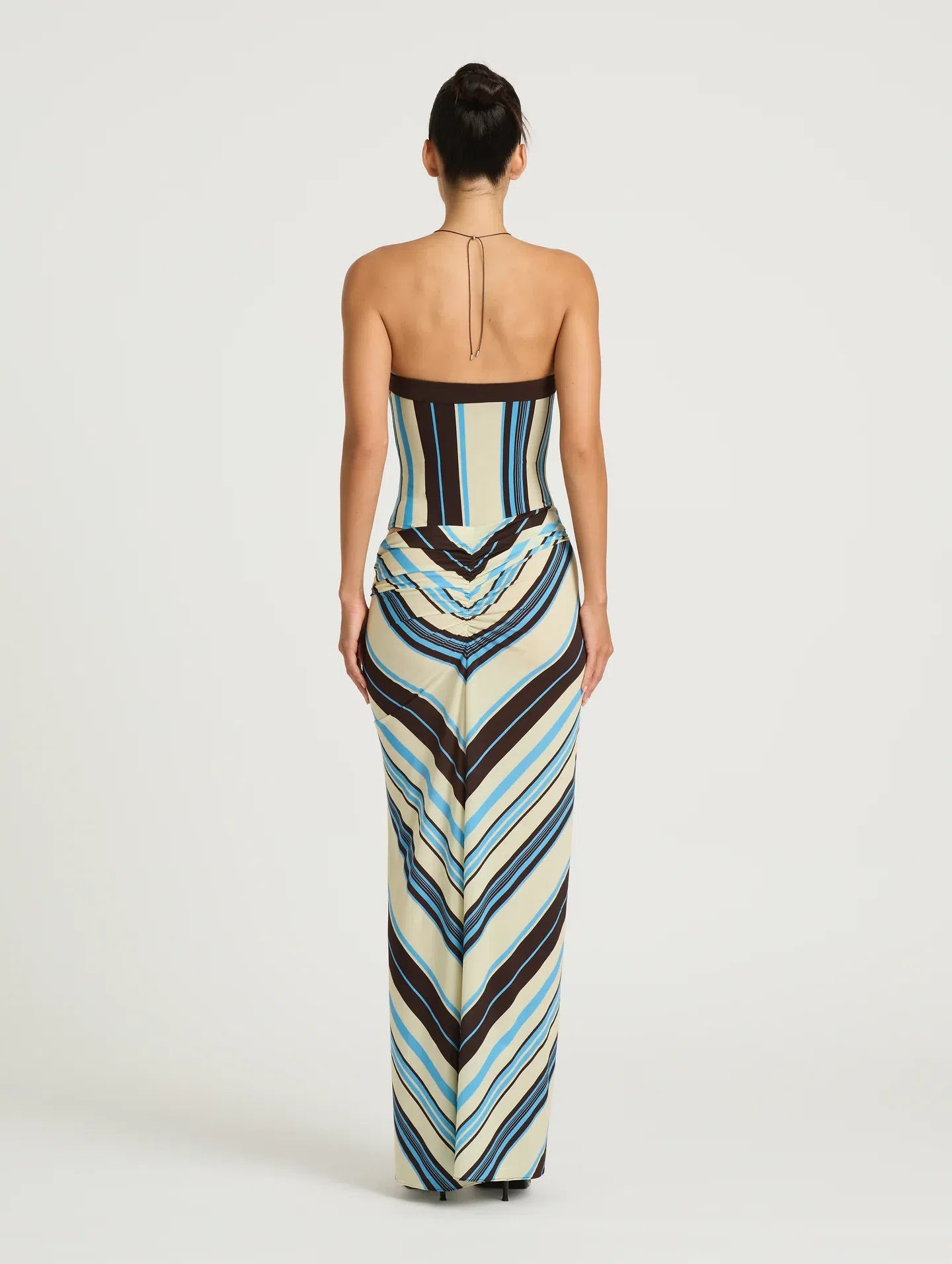 Benni - Rumi Strapless Maxi (Ocean Stripe)