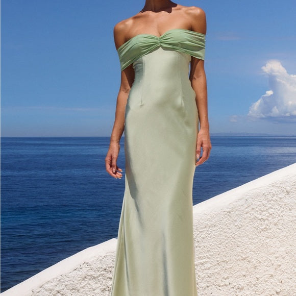 Kadie Off-The-Shoulder Maxi — Runaway The Label